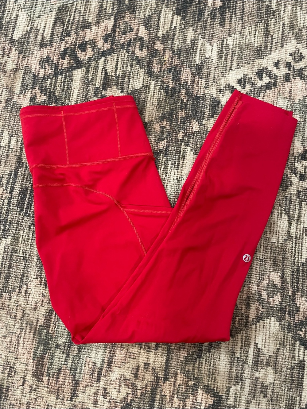 lululemon athletica Red Women's High-Rise Performance Leggings Size 10